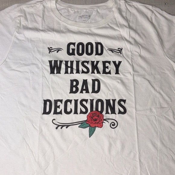 Torrid Trust Me Classic Fit Heritage Jersey Crew Tee  Plus 3X & 4X NWT - Picture 1 of 15